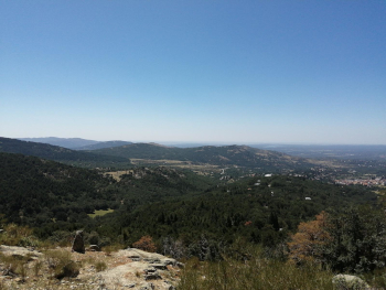 Paisaje panorámico de Cercedilla