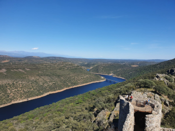 Río Tajo a su paso por el Parque Nacional de Monfragüe