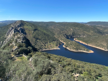 Río Tajo a su paso por el Parque Nacional de Monfragüe