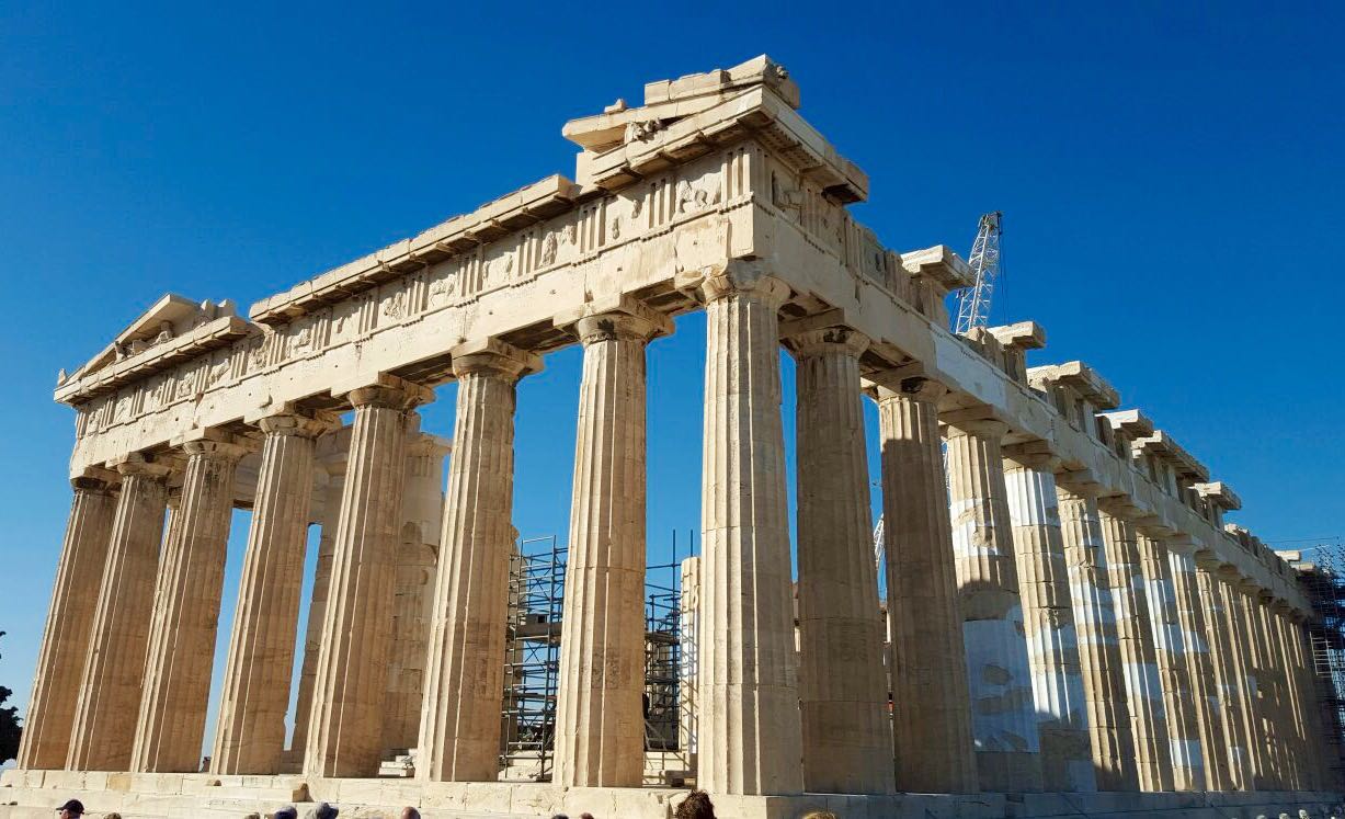 Vista panorámica de la Acrópolis