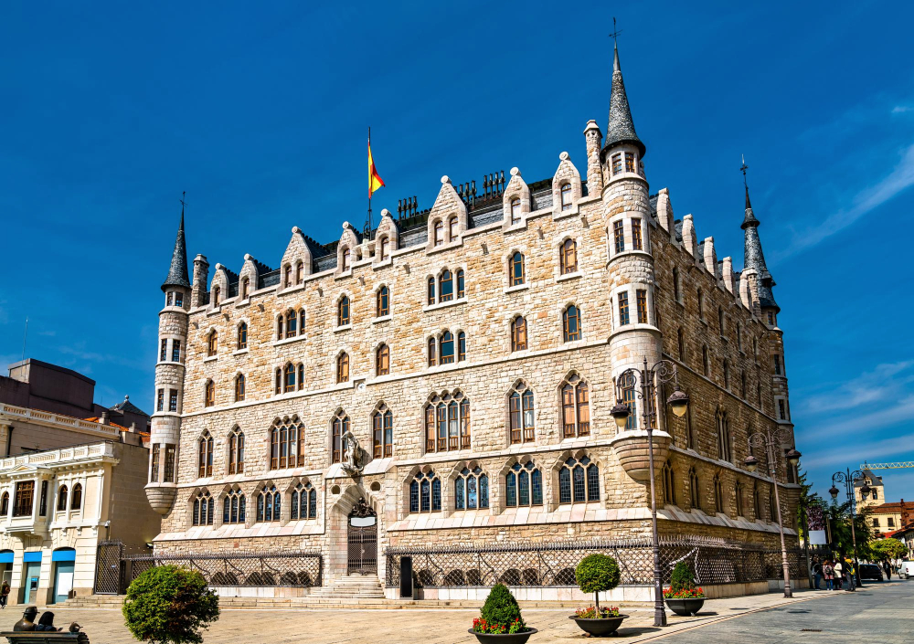 Casa Botines en la ciudad de León