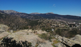 Vista del pueblo de Cercedilla